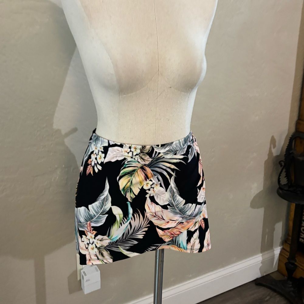 NWT Jantzen Tropical Swim Skirt Coverup Sz 14